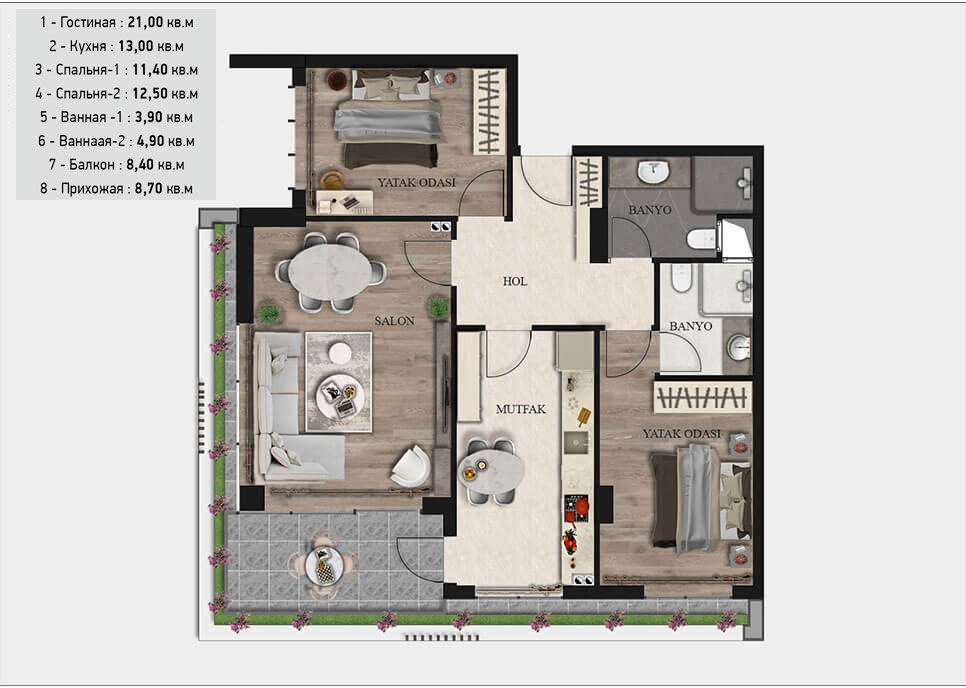 apartment plan