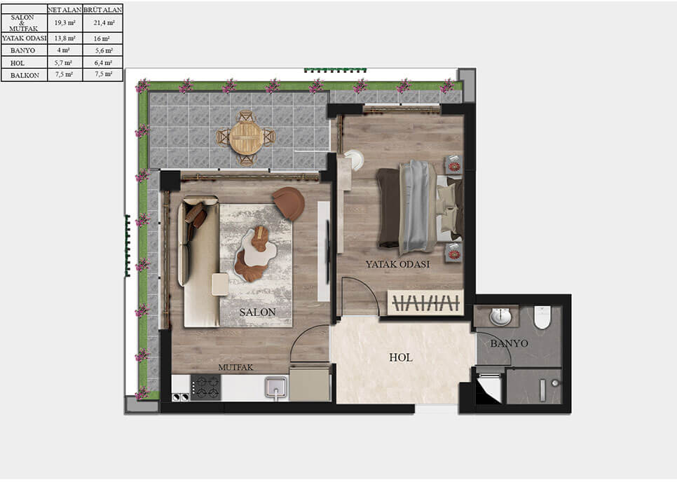 apartment plan